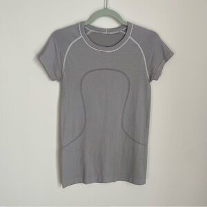 Lululemon Striped Short Sleeve Top